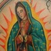 Tattoos - Virgin Mary with Roses Back piece - 50005